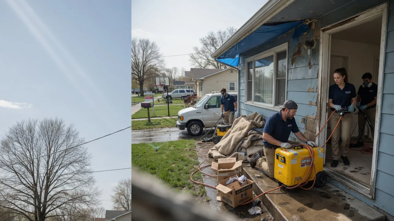 Basement Flood Cleanup in Derby, IA near me